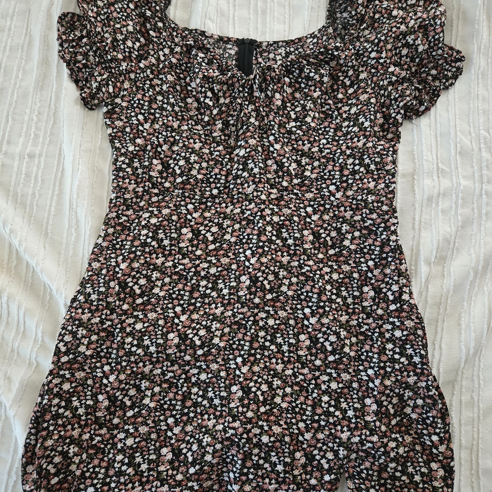 Floral Puff Sleeve Dress